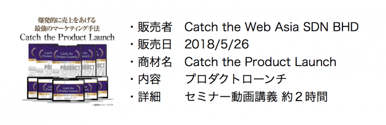 Catch the Product Launch